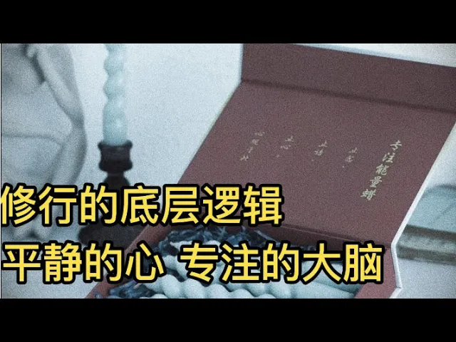 如何专注：平静的心，专注的大脑